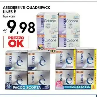 Bennet Lines Assorbenti Quadripack E Con Ali offerta