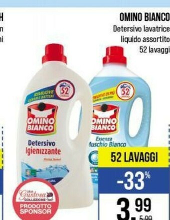 Caddy's Omino Bianco Detersivo lavatrice offerta