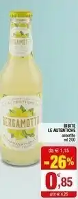 Iperal Le Autentiche Di Bergamotto Bibite offerta