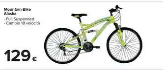 Carrefour F.lli Masciaghi Mountain Bike Full Suspended Acciaio 24" Cambio 18 Velocità offerta