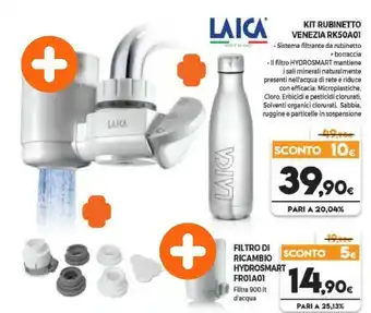 Expert Laica Filtro Per Rubinetto VENEZIA offerta