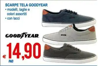 MD Discount GoodYear Scarpe Tela offerta
