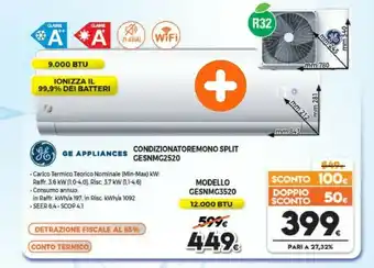 Expert GE Appliances Condizionatore Mono Split GES NMG2520 offerta