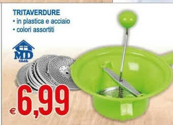 MD Discount Tritaverdure In Plastica E Acciaio offerta
