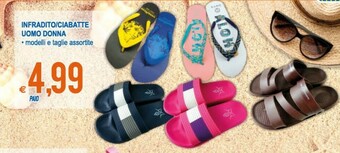 MD Discount Infradito/ Ciabatte Uomo/ Donna offerta