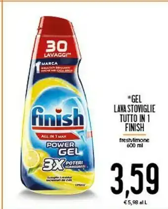 Finish Gel Lavastoviglie Tutto In 1