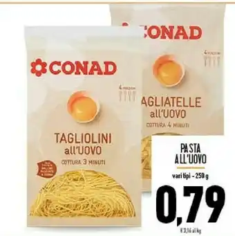 Conad - Tagliolini All'Uovo Sfoglia Rustica 250 G(ml)