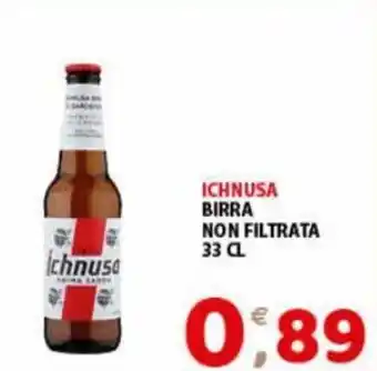Mio Market Ichnusa Birra Non Filtrata 33 cl offerta