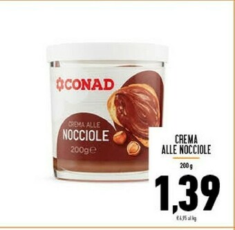 Conad Conad - Crema Alle Nocciole 200 G(ml) offerta