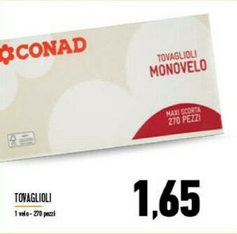 Conad Conad - Tovaglioli Monovelo offerta
