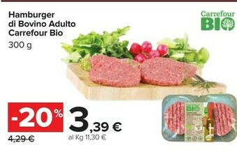 Carrefour Hamburger Di Bovino Adulto offerta