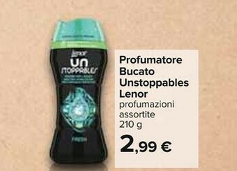 Carrefour Lenor Profumatore Bucato Unstoppables offerta