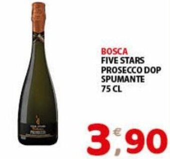 Mio Market Bosca Five Stars Prosecco DOP Spumante 75 cl offerta