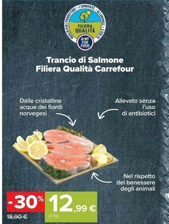 Carrefour Trancio Di Salmone offerta