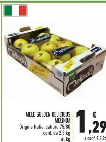 Conad Melinda Mele Golden Delicious offerta