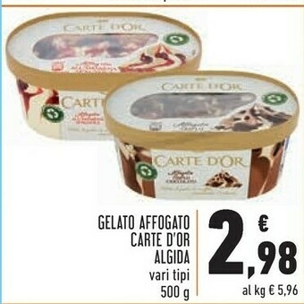 Conad Algida Carte D'Or Affogato Mirtillo 500 G(ml) offerta