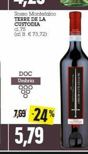 Emi Supermercati Vino rosso offerta