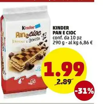 PENNY Kinder Kinder Pan E Cioc offerta