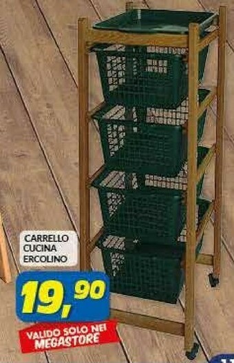 Risparmio Casa Carrello Cucina Ercolino offerta