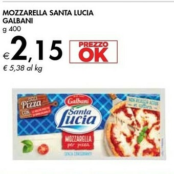 Galbani Mozzarella Santa Lucia 400 G(ml)