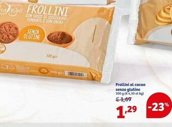In'S Mercato Vita Well Frollini Al Cacao Senza Glutine offerta
