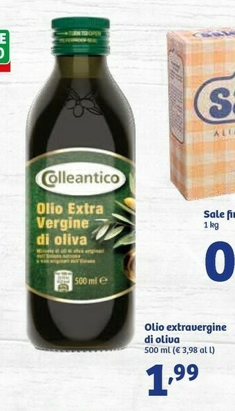 In'S Mercato Colleantico Olio Extra Vergine Di Oliva 1000 G(ml) offerta