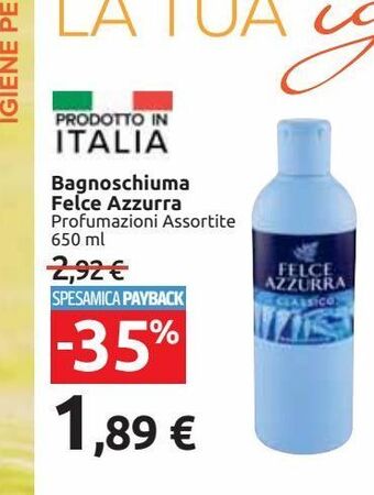 Bagno schiuma felce azzurra