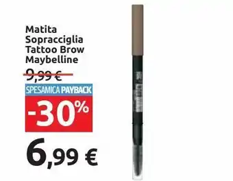 Matita sopracciglia tattoo brow maybelline