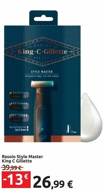 Carrefour Iper Rasoio style master king c gillette offerta