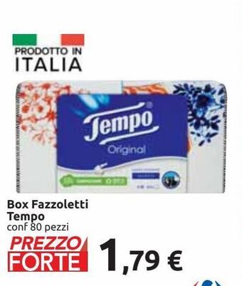 Carrefour Iper Box fazzoletti tempo offerta