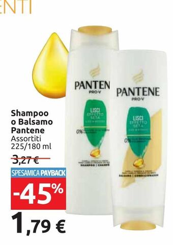 Carrefour Market Shampoo o balsamo pantene offerta