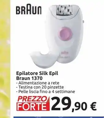 Epilatore silk epil braun 1370