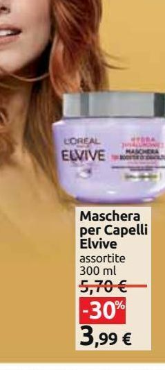 Carrefour Market Maschera per capelli elvive offerta