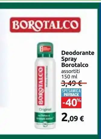 Deodorante spray borotalco