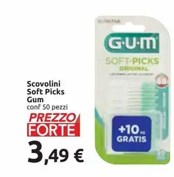 Carrefour Market Scovolini soft picks gum offerta