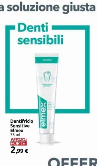 Carrefour Market Dentifricio sensitive elmex offerta