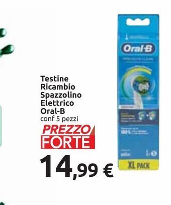 Testine ricambio spazzolino elettrico oral b