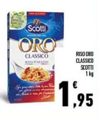 Conad Scotti Riso Oro Classico 1 kg offerta