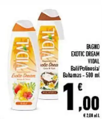 Conad Vidal Bagno Exotic dream 500 ml offerta