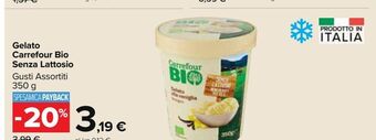 Carrefour Market Gelato carrefour bio senza lattosio offerta