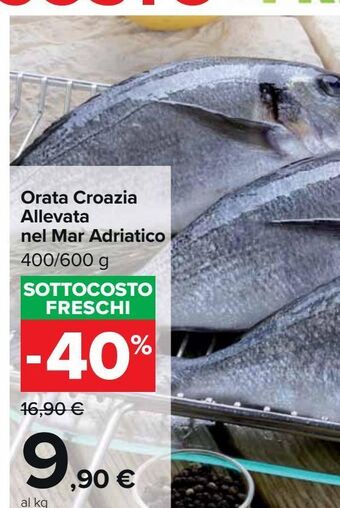 Carrefour Market Orata croazia allevata nel mar adriatico offerta