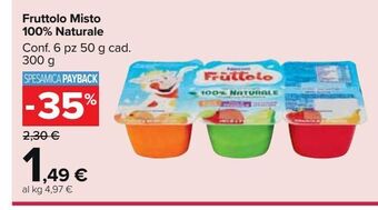 Carrefour Market Fruttolo misto 100% naturale offerta