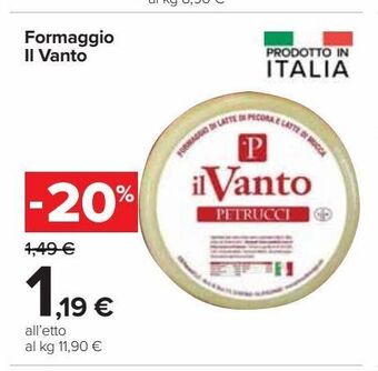 Carrefour Market Formaggio il vanto offerta