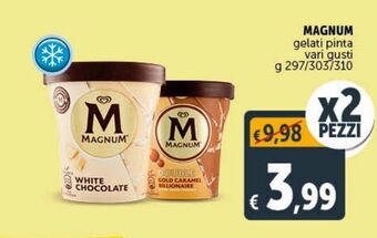 Deco Supermercati Magnum gelati pinta vari gusti g 297/303 /310 offerta