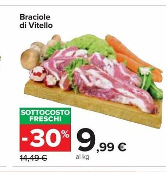Carrefour Market Braciole di vitello offerta