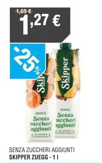 Poli Zuegg Skipper senza zuccheri aggiunti 1 l offerta