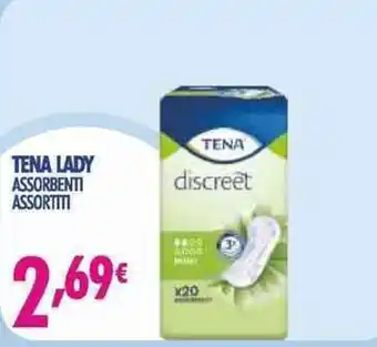 Acqua & Sapone Tena Lady Assorbenti assortiti offerta