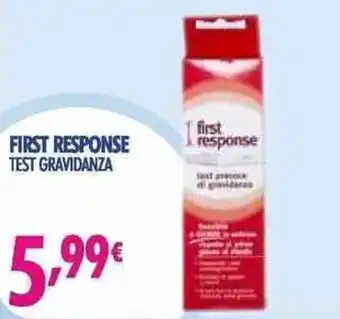 Acqua & Sapone First Response Test Gravidanza offerta