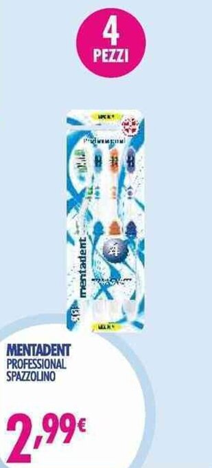 Acqua & Sapone Mentadent Professional spazzolino offerta