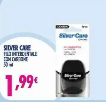 Acqua & Sapone Silver Care Filo interdentale con carbone 50 mt offerta